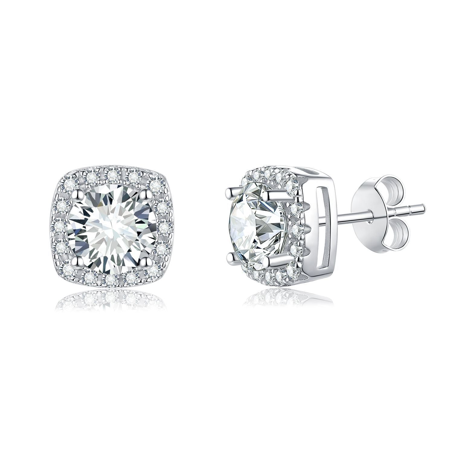 The Classic Series 1ct Moissanite Earrings Studs