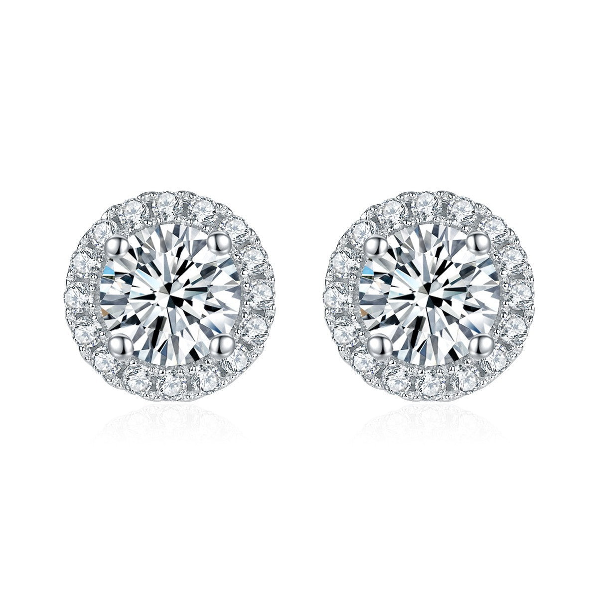 The Classic Series 1ct Moissanite Earrings Studs