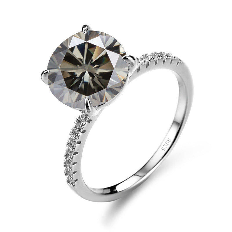 5ct Colorful Moissanite Ring
