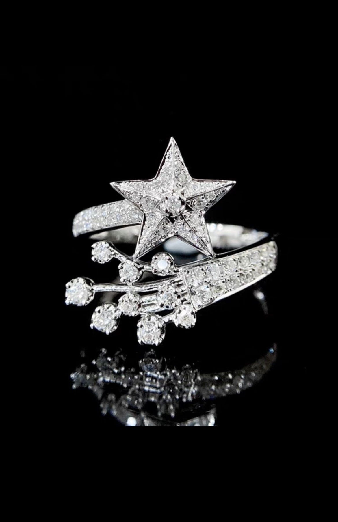 "Sky"- Moissanite Ring Band