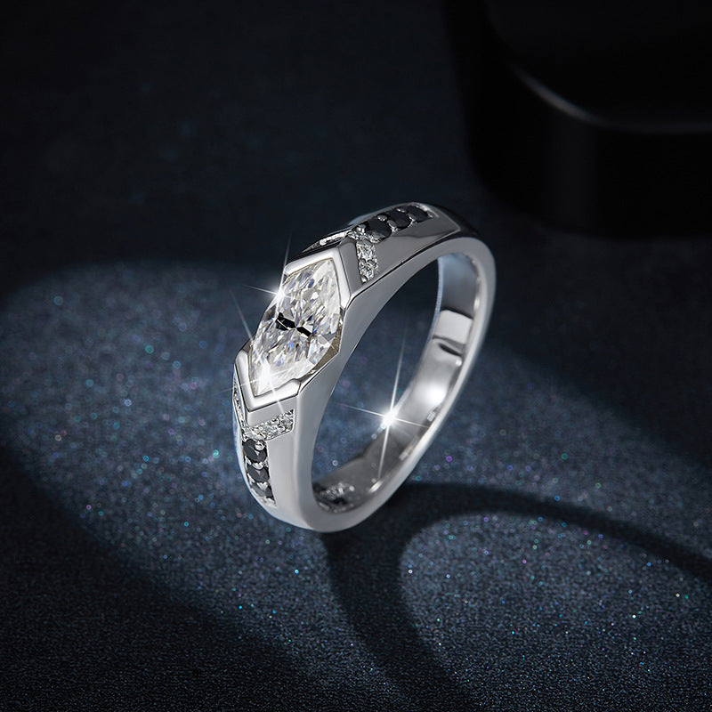 "Noah" 1ct Marquise Moissanite Ring