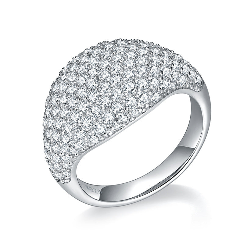 "Dome" Moissanite Ring Band