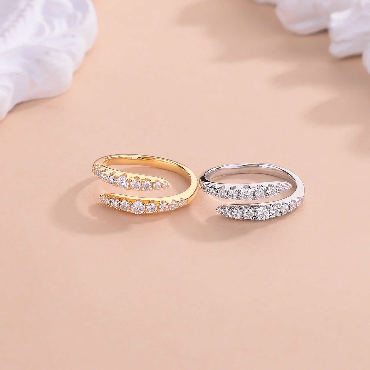 "Dani" Full Moissanite Wedding Band S925
