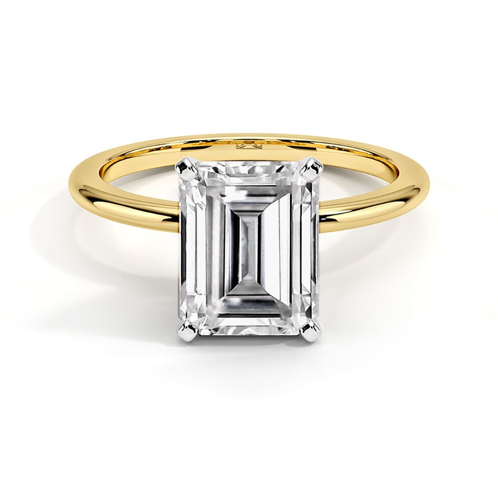 "Stephanie" 6ct Emerald Cut Moissanite S925