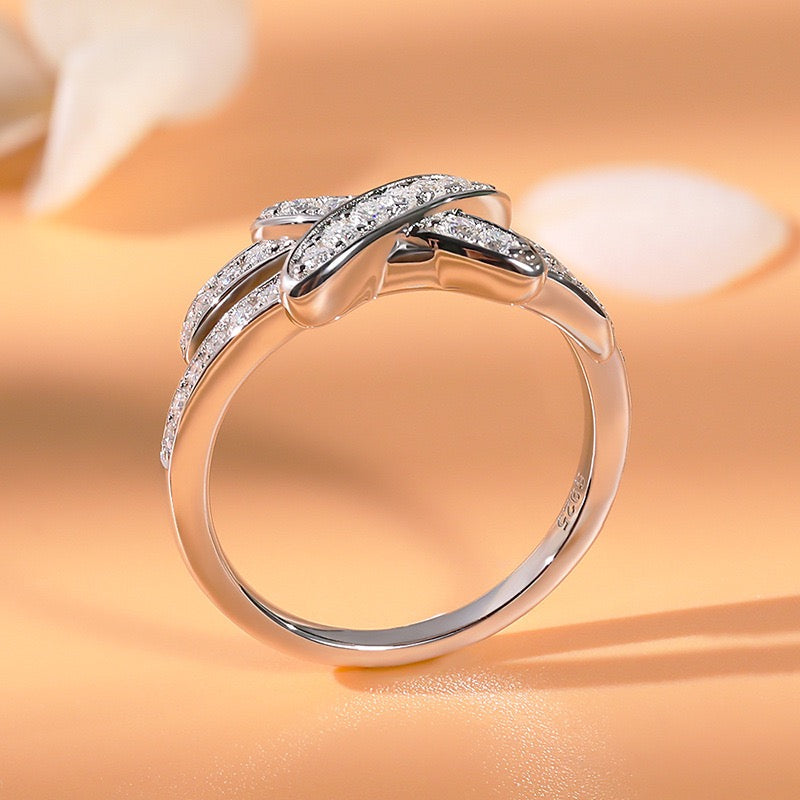 "Erin" Full Moissanite Ring Band S925
