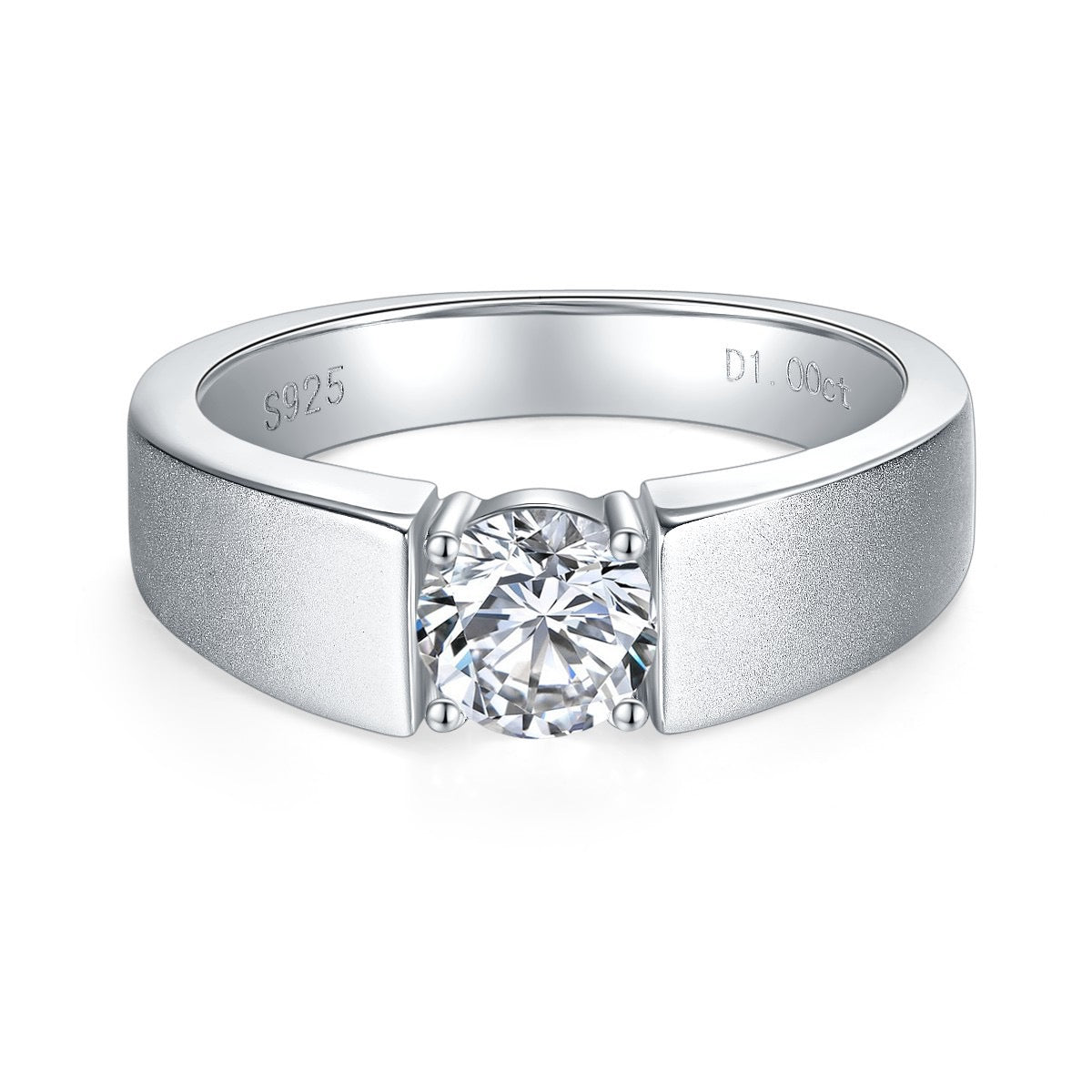 "Titan" 1ct Moissanite Man's Ring