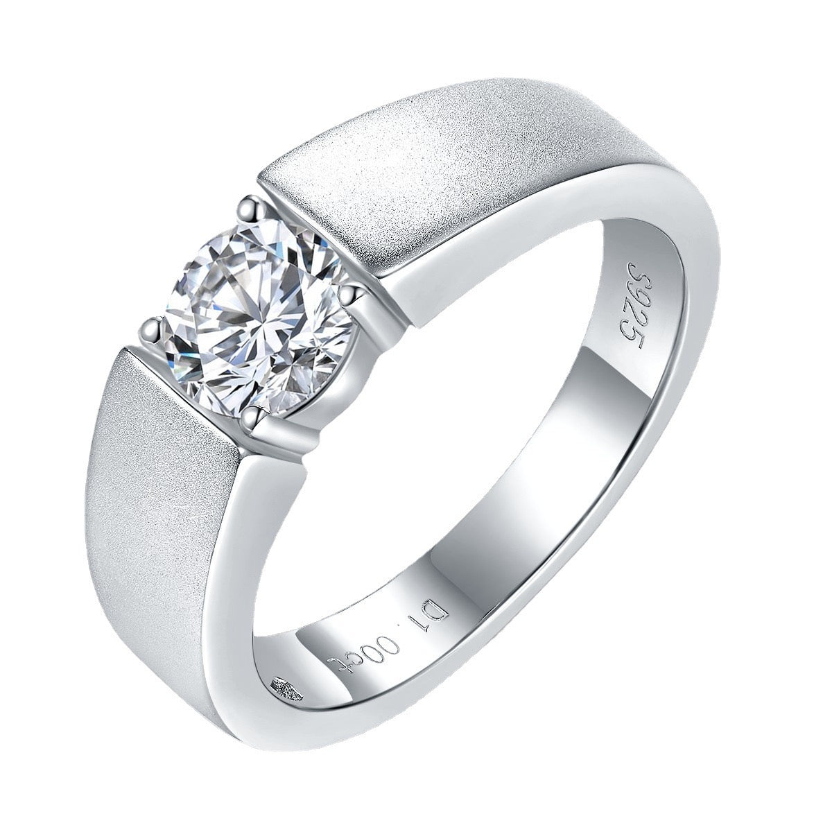 "Titan" 1ct Moissanite Man's Ring