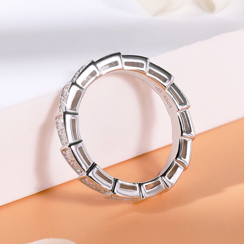 "Jovie" Full Moissanite Band S925