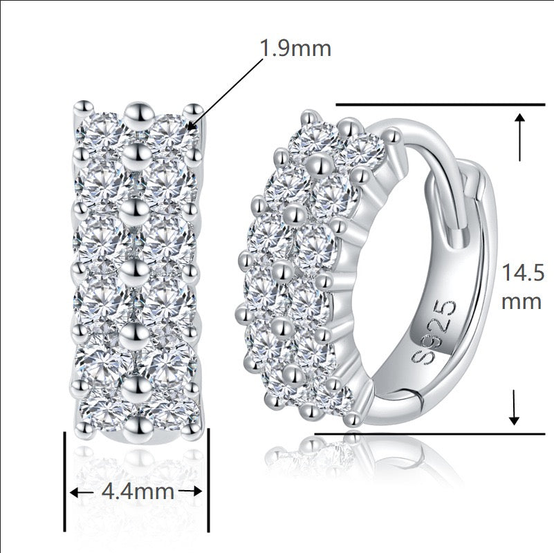 "Lana" 0.76ct Moissanite Earrings