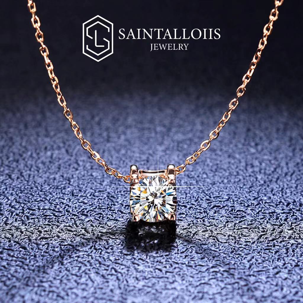 Flash sale 1ct Colorful Moissanite Earrings Necklace Bracelets S925