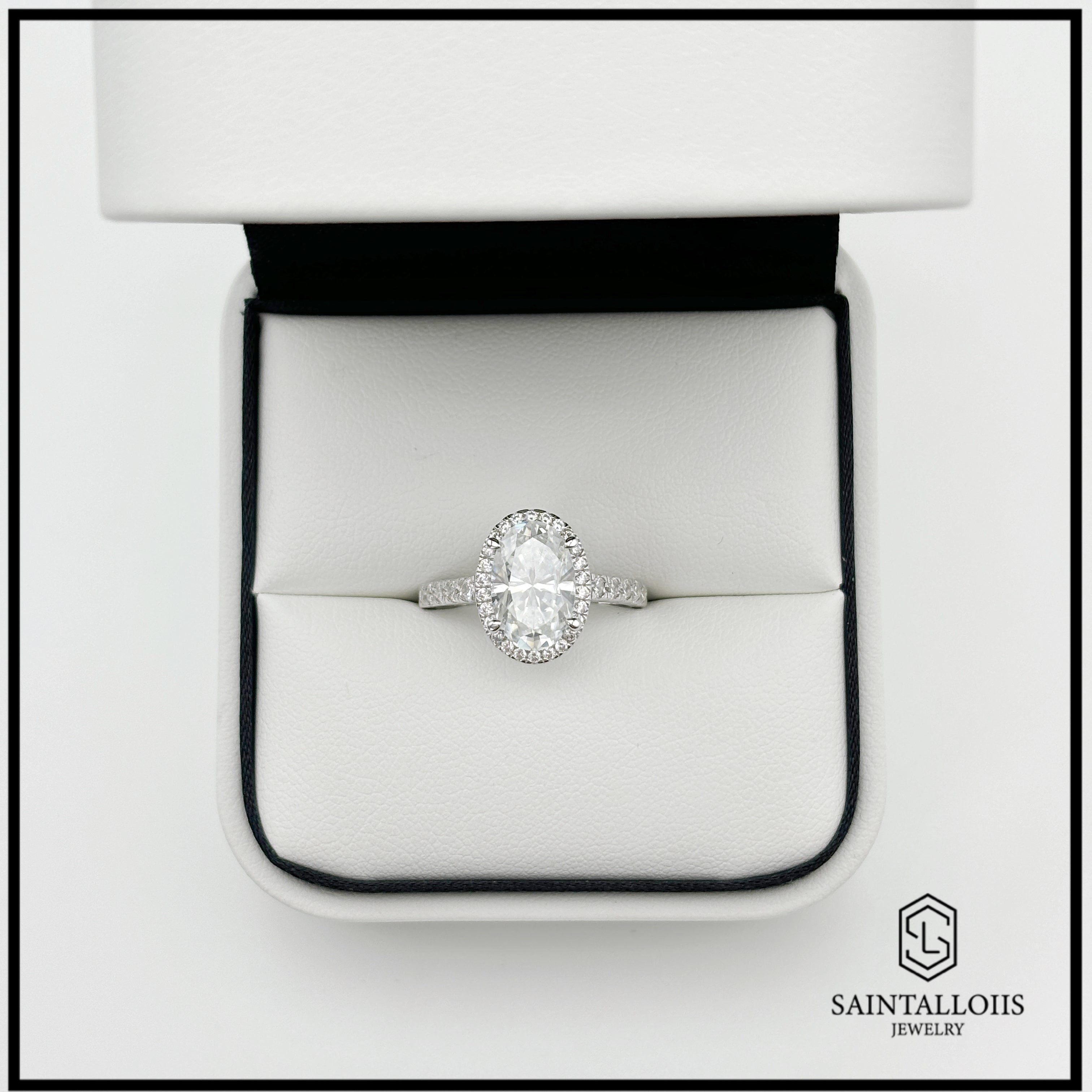 "Jamie" 3ct Oval Cut Multiple Color Moissanite S925
