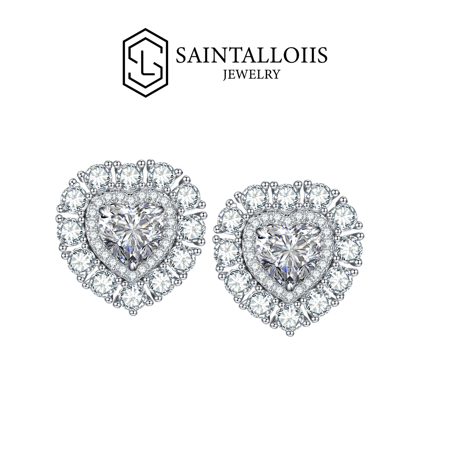 "Vannesa" Heart Cut Moissanite Set 2024SS Valentine's Day Exclusive