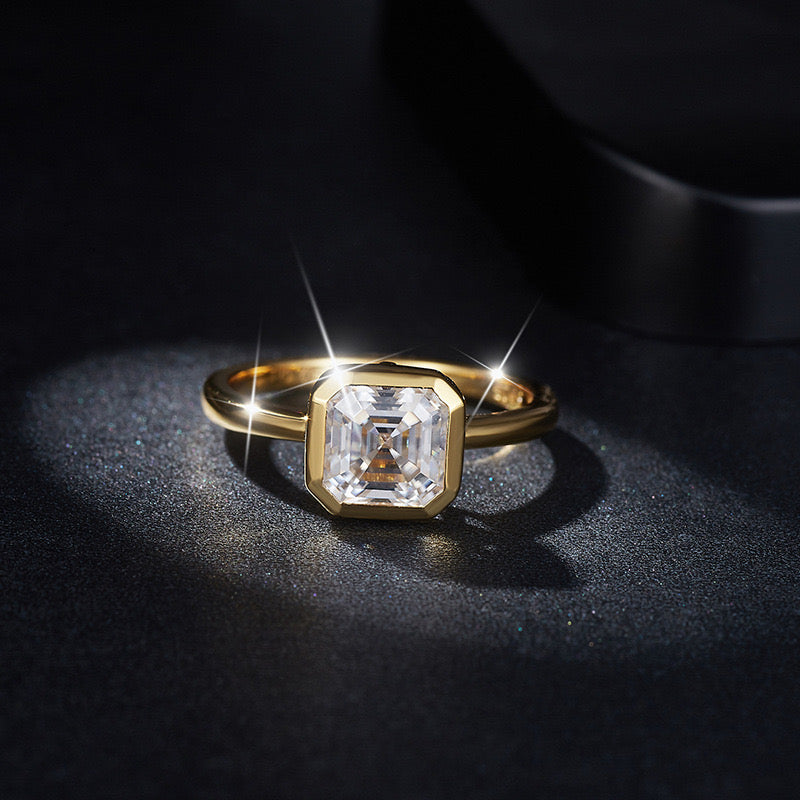 "Mali" 2ct Vintage Design Moissanite Ring S925