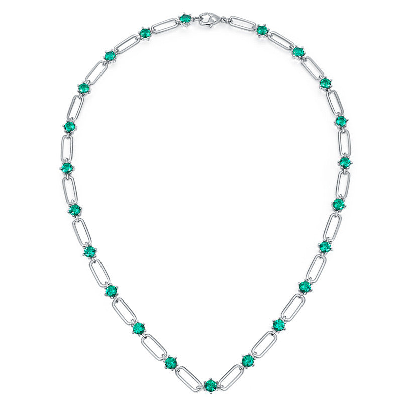 "Nova" 0,3 ct Voll-Moissanit-Halskette/Armband