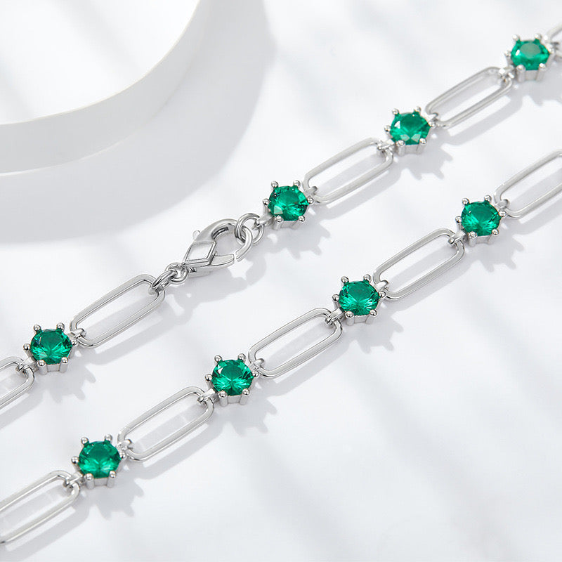 "Nova" 0,3 ct Voll-Moissanit-Halskette/Armband
