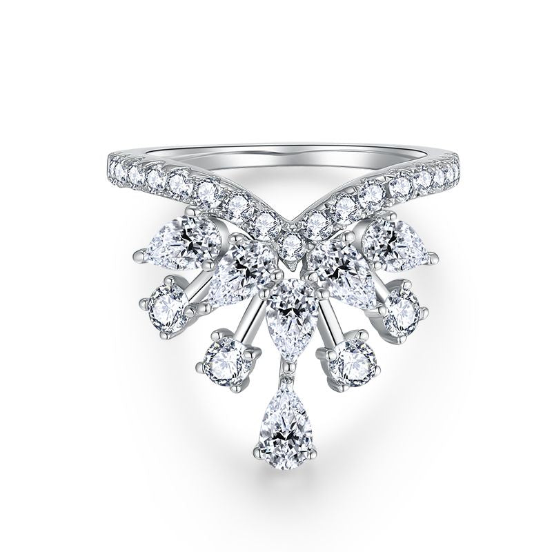 "Kelly" 2.9ct Moissanite Band S925