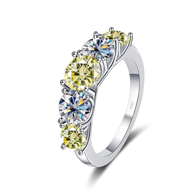"Rose" Series "Choose Your Gem" Colorful Moissanite S925