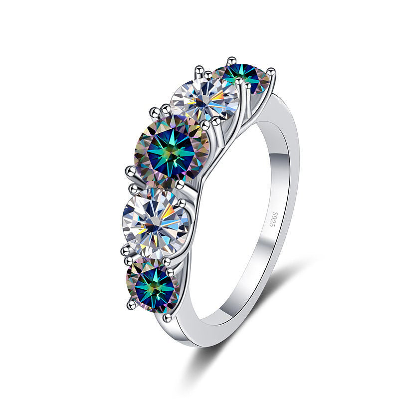 "Rose" Series "Choose Your Gem" Colorful Moissanite S925