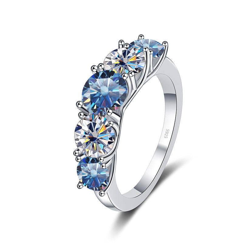 "Rose" Series "Choose Your Gem" Colorful Moissanite S925