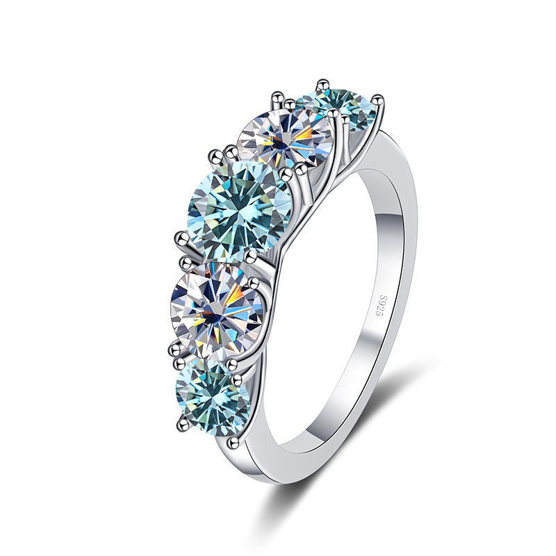"Rose" Series "Choose Your Gem" Colorful Moissanite S925