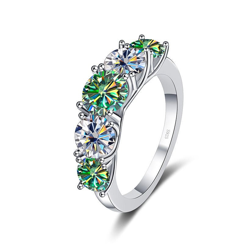 "Rose" Series "Choose Your Gem" Colorful Moissanite S925
