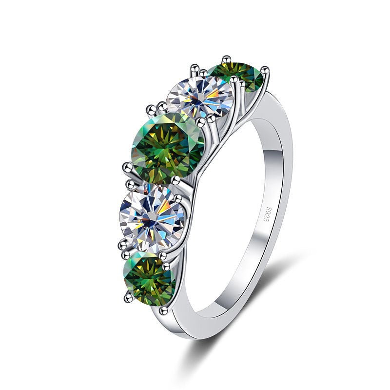 "Rose" Series "Choose Your Gem" Colorful Moissanite S925