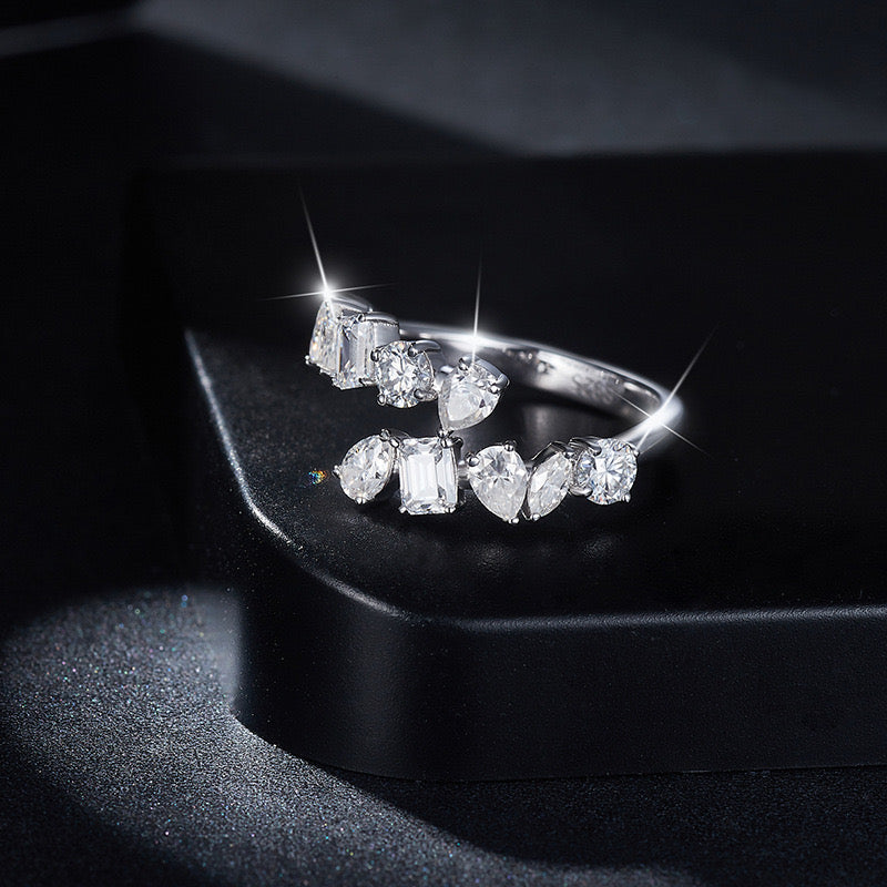 "Quinn" 2.6ct Moissanite Wedding Band S925