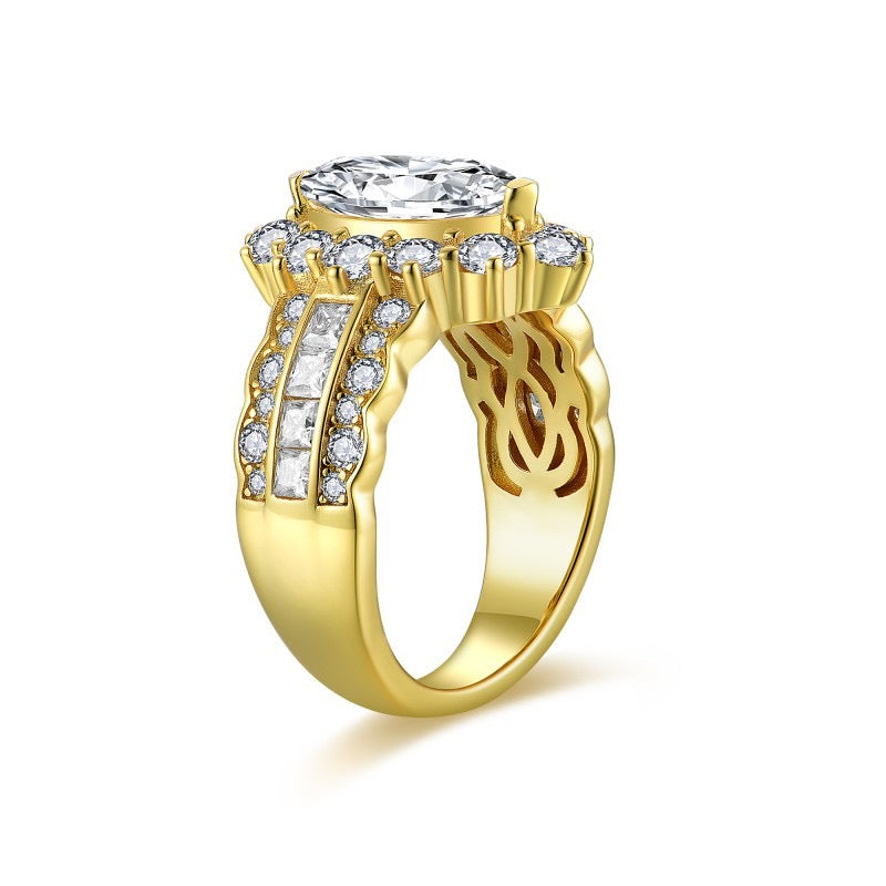 "GISÈLE" 2ct Marquise Moissanite Vintage Ring S925