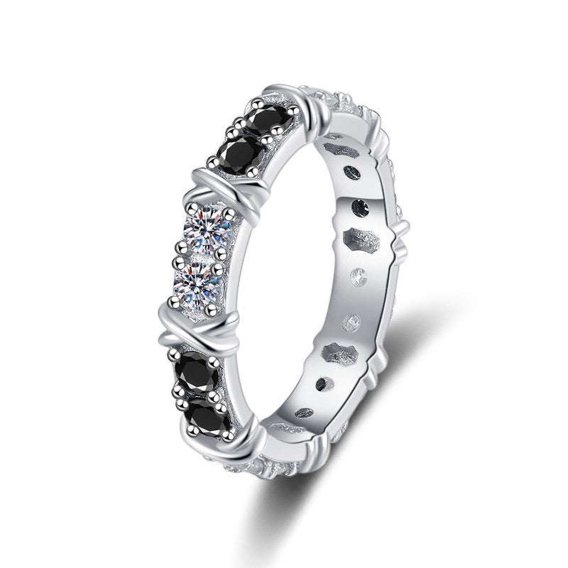 "Xara" Full Moissanite Band