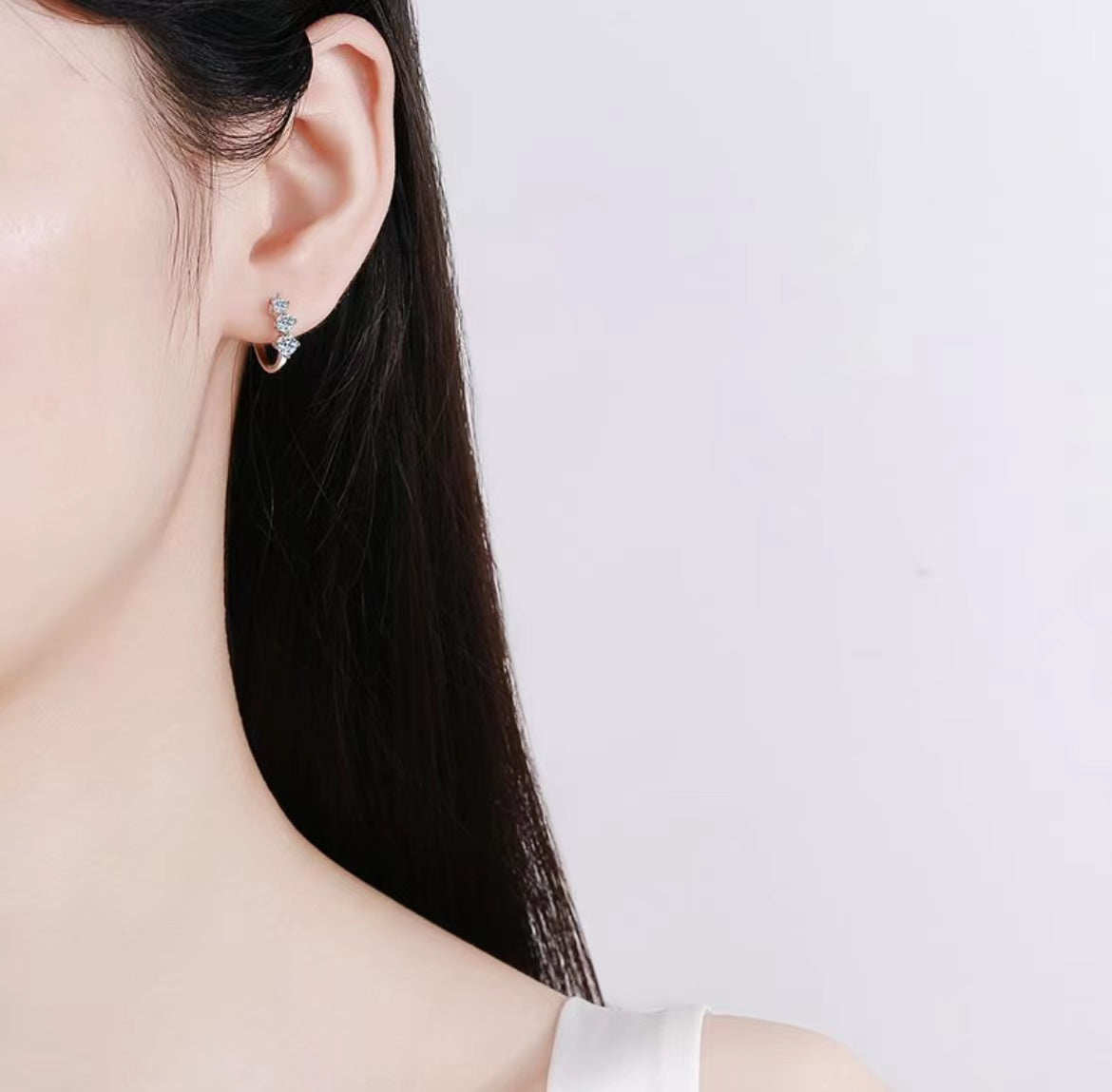 "Harper" Moissanite Earrings