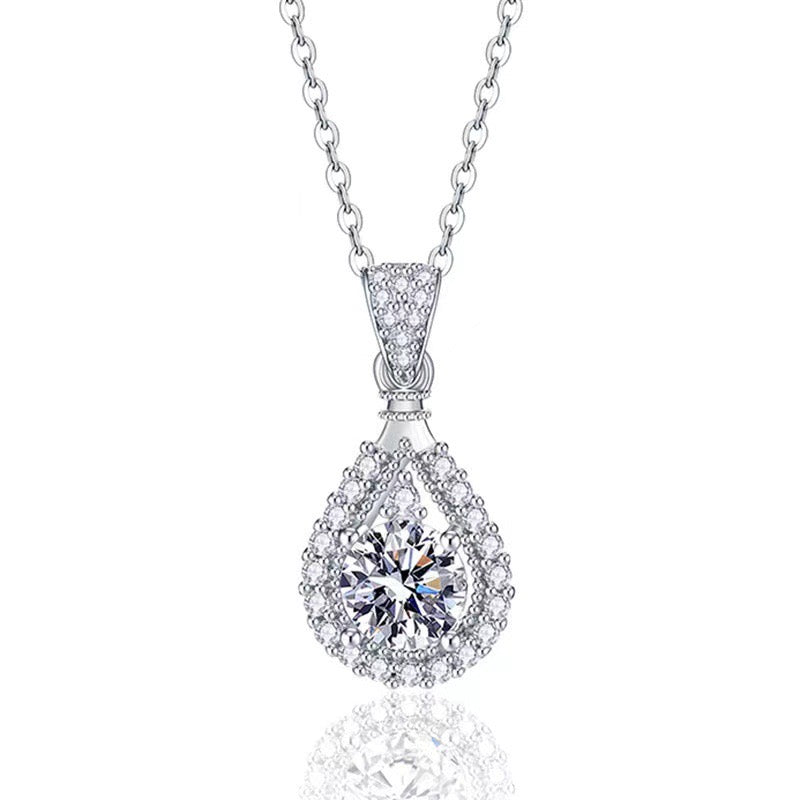 "Sofia" 2/5ct Round Cut Moissanite Necklace