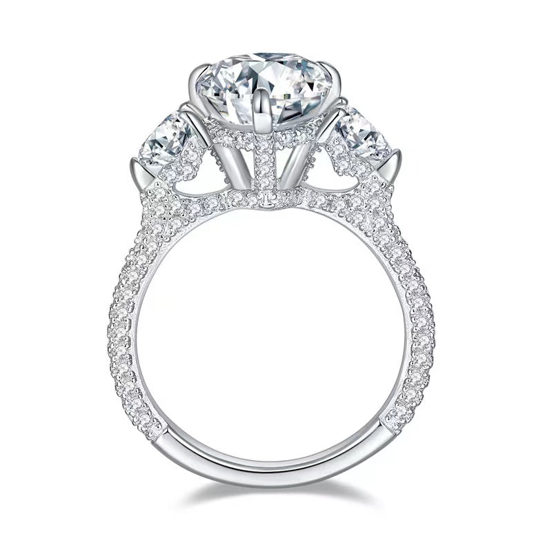 "GiGi" 5ct Pear Cut Moissanite Ring