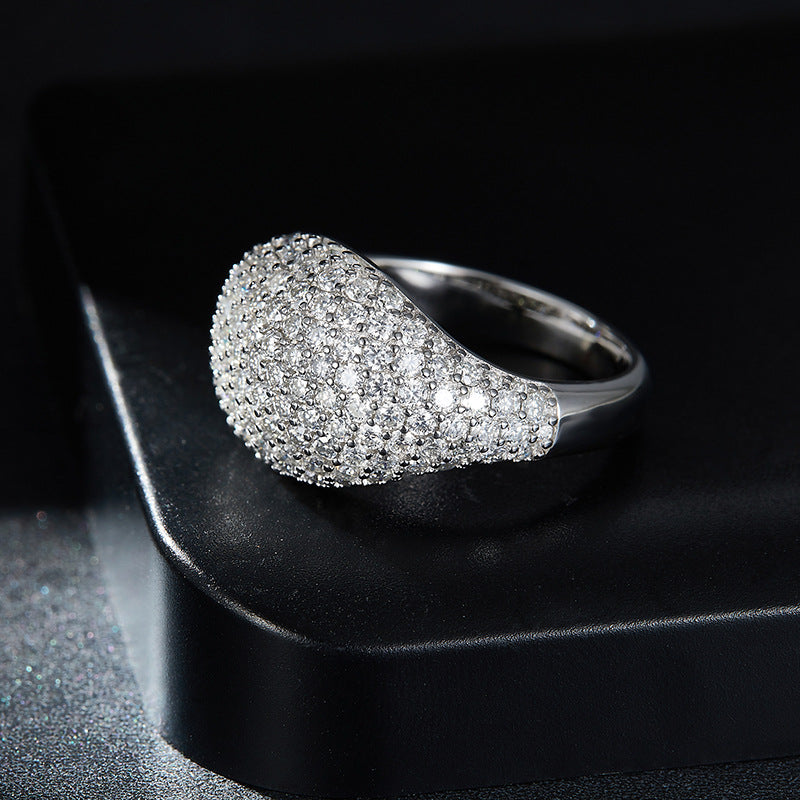 "Dome" Moissanite Ring Band
