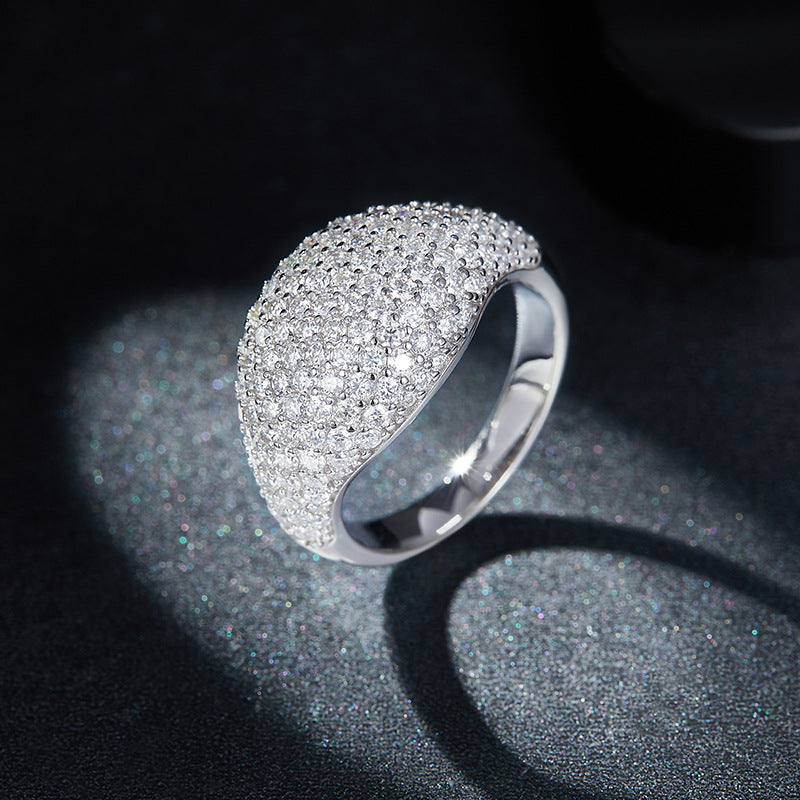 "Dome" Moissanite Ring Band