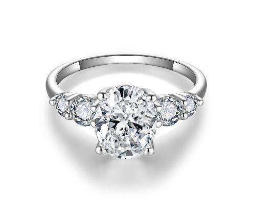 "Elodie" 3ct Engagement Moissanite Ring S925