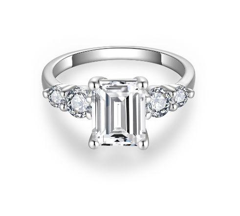 "Elodie" 3ct Engagement Moissanite Ring S925