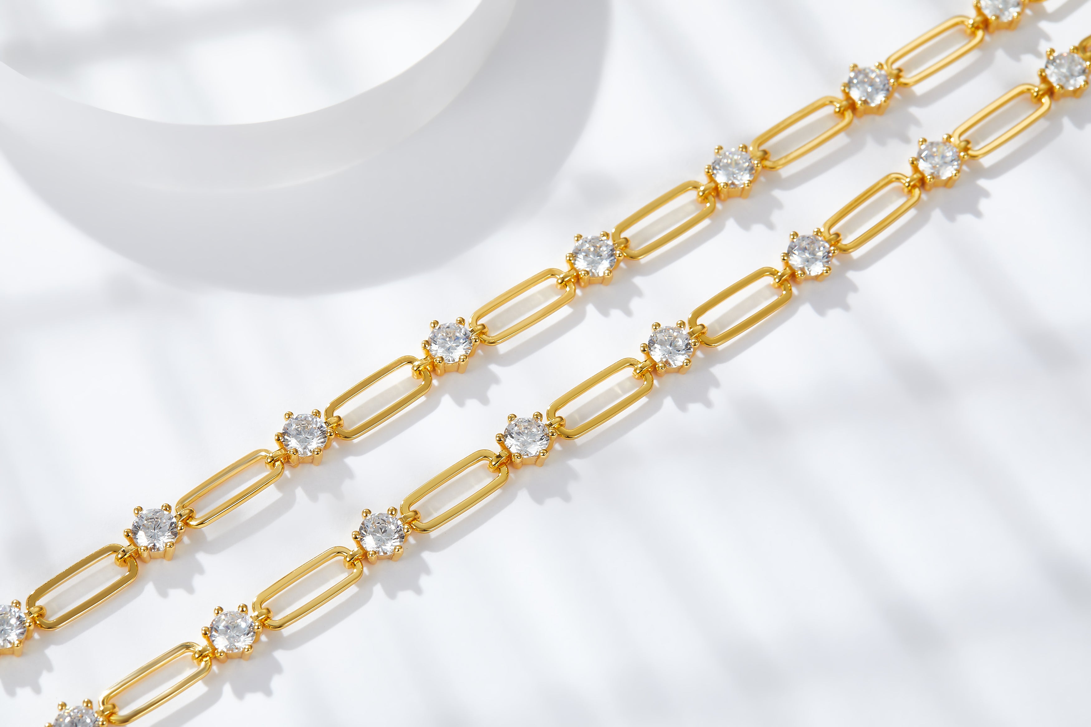 "Nova" 0,3 ct Voll-Moissanit-Halskette/Armband