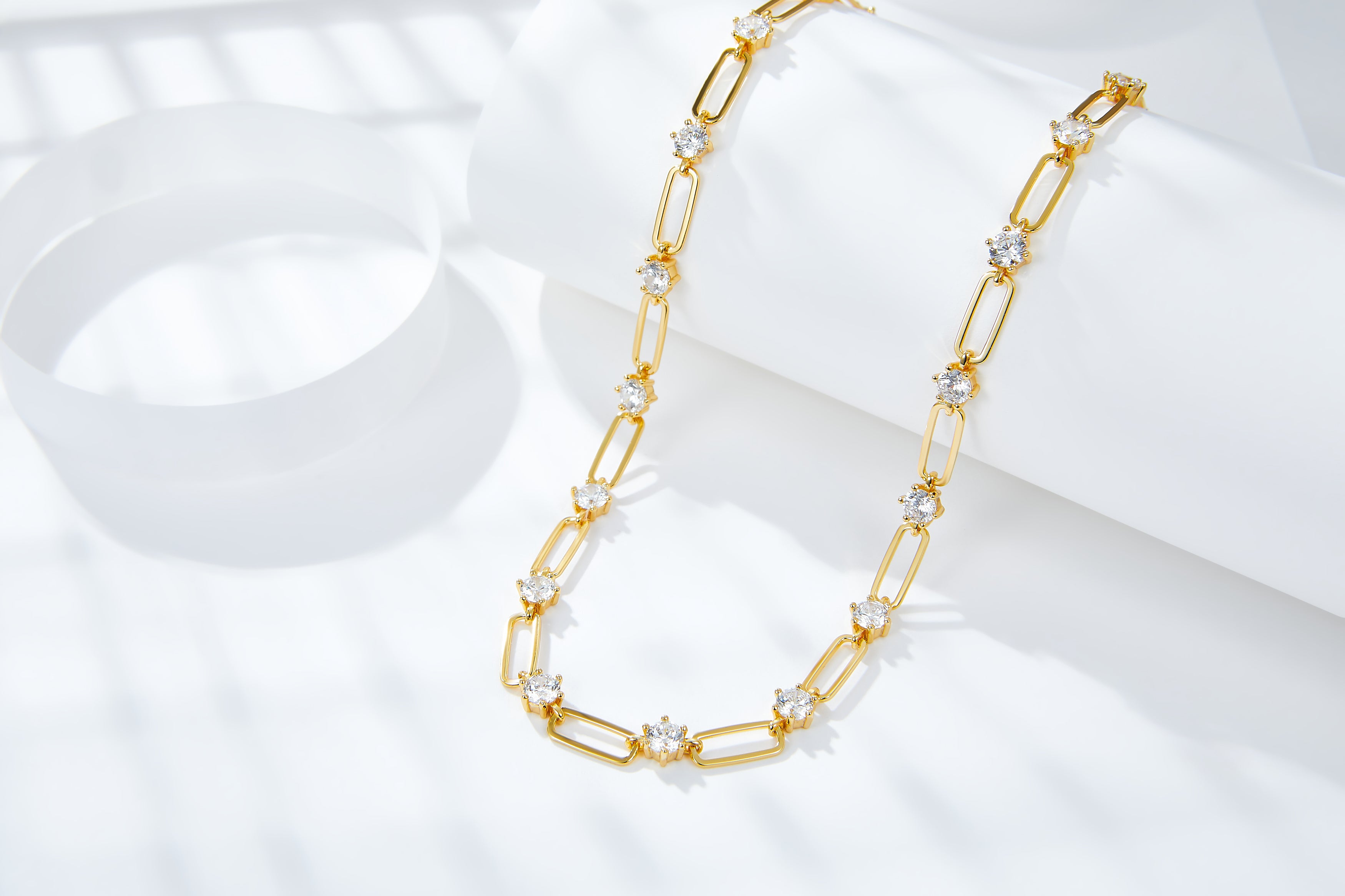 "Nova" 0,3 ct Voll-Moissanit-Halskette/Armband