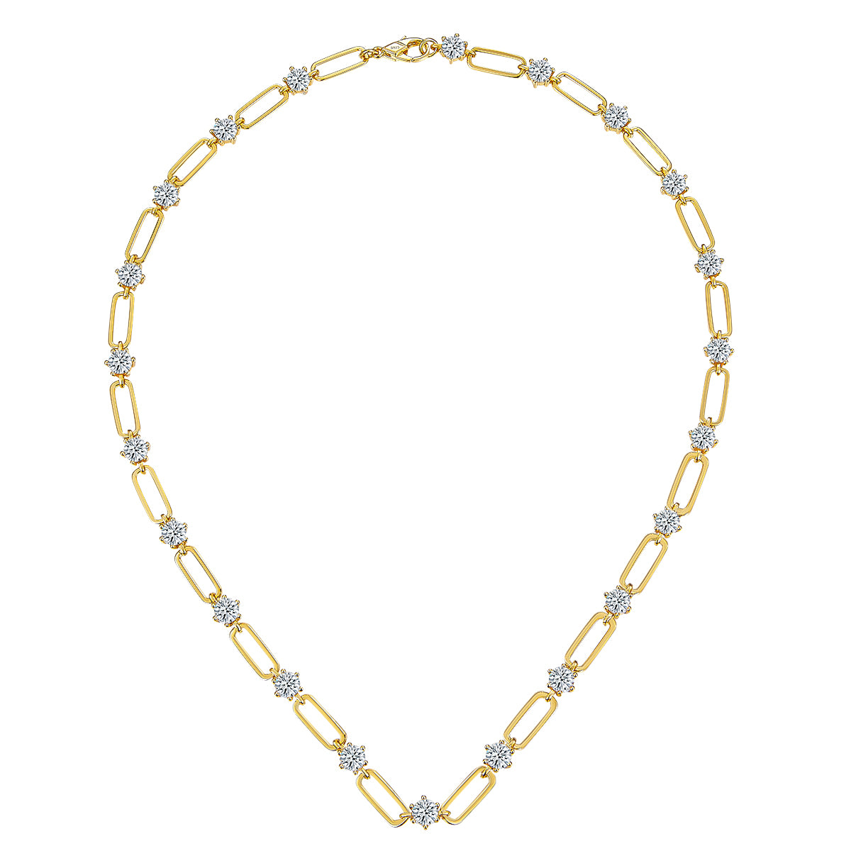 "Nova" 0,3 ct Voll-Moissanit-Halskette/Armband