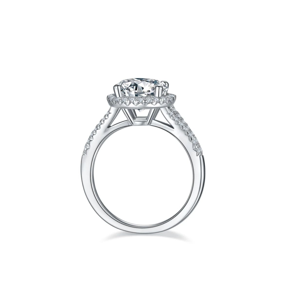 "First Lady" 3ct Solitaire Round Cut Engagement Ring