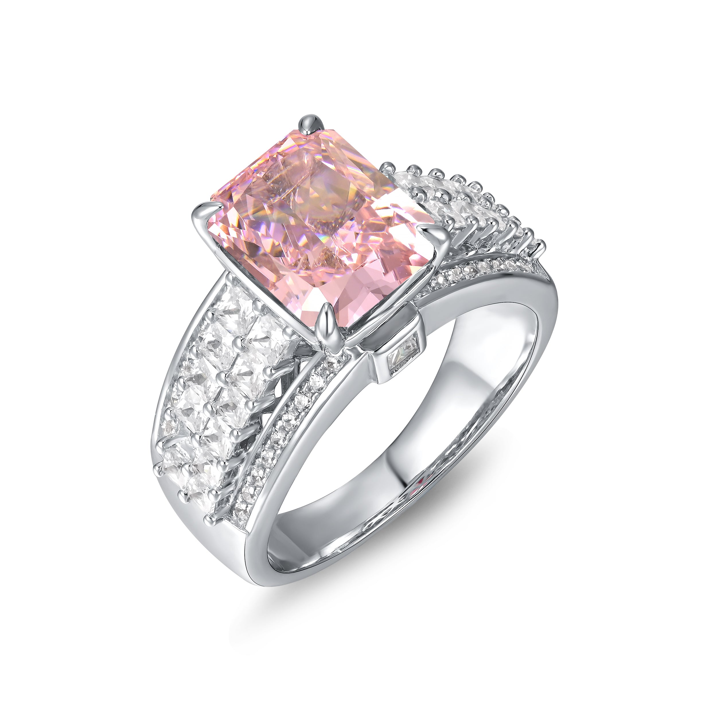 "Mello" 7.5ct High Carbon Diamond Ring