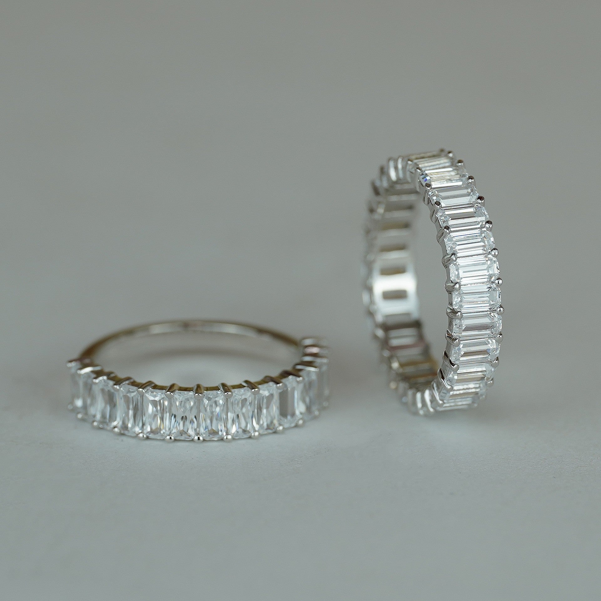 "June" 0.2ct Full Moissanite Band