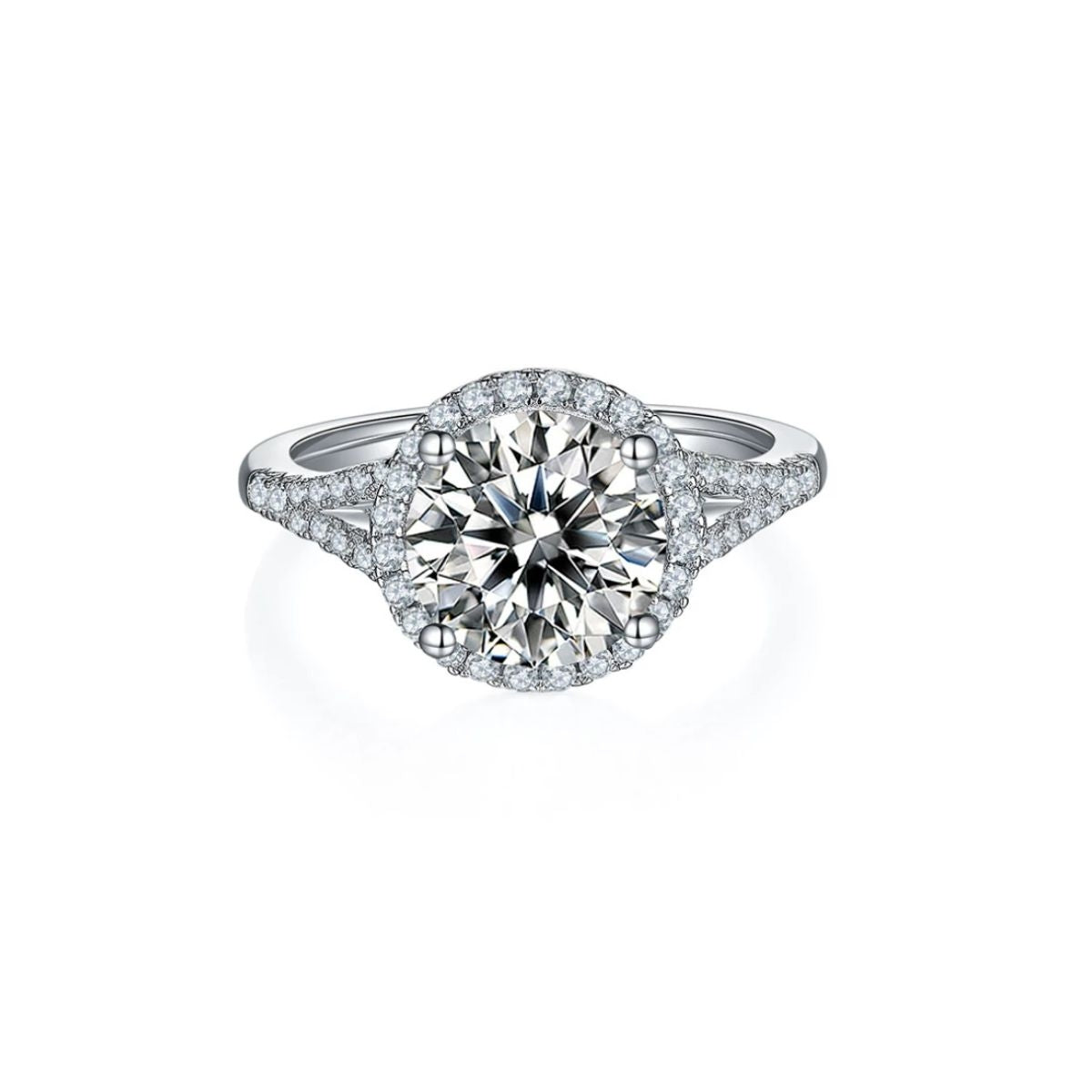 "First Lady" 3ct Solitaire Round Cut Engagement Ring