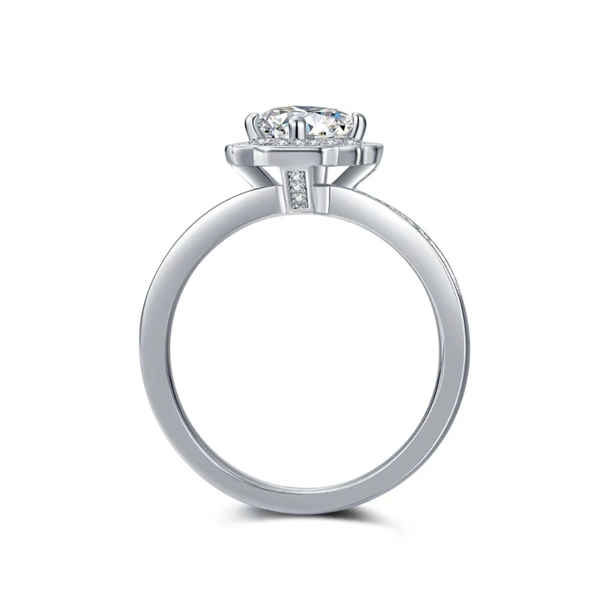 "Snow White"1ct HW Classic Engagement Ring