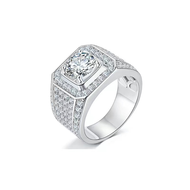 "James" Moissanite Man's Ring